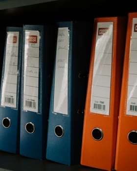 Legacy record binders awaiting migration